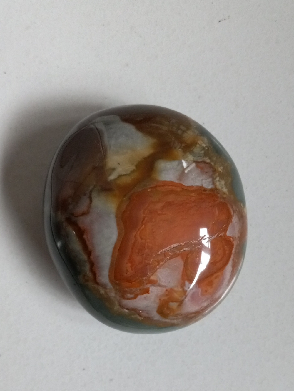 Large Polychrome Jasper Crystal Palmstone!!!